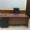 Bàn giám đốc gỗ MDF màu nâu cao cấp