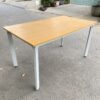 Bàn làm việc 1m2*80cm MDF chân sắt mới 99%