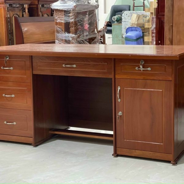 Thanh lý bàn giám đốc 1m6 gỗ tự nhiên mới 100%