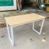 Bàn làm việc chân sắt 1m2*60cm mới
