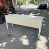 Thanh lý bàn làm việc mặt gỗ 1m8 chân sắt  giá rẻ