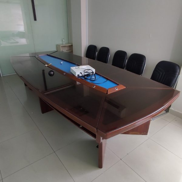 Thanh lý bàn họp 1m4x3m MDF cao cấp mới 95%