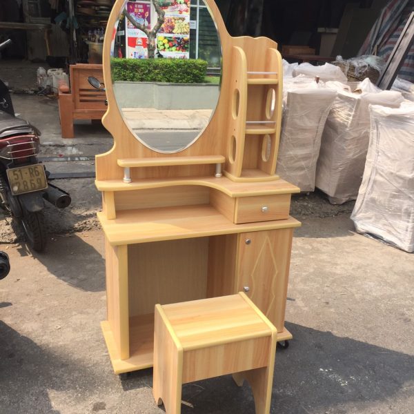 Bàn trang điểm 60cm ovan mới 99% giá rẻ BTD09