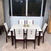 Thanh lý bộ bàn ăn mặt đá 6 ghế hiện đại cao cấp