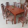 Bộ bàn ăn 8 ghế gỗ tự nhiên tồn kho