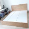 Gường ngủ 1m6*2m vân gỗ tồn kho
