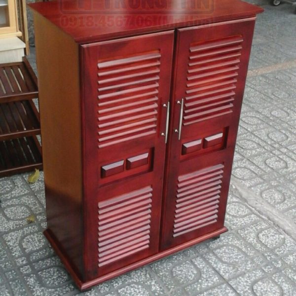 Thanh lý tủ giày dép 80cm gỗ xoan mới 90% TG020