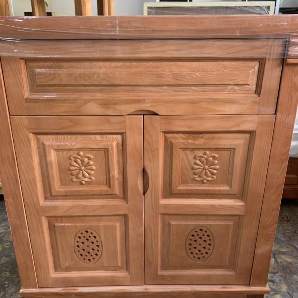 Tủ giày dép 80cm gỗ xuất khẩu mới 98% giá rẻ TG001