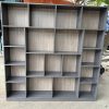 Kệ hồ sơ 2m gỗ MDF màu xám mới 98%