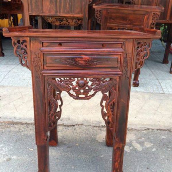 Thanh lý kệ thờ ngang 88cm gỗ muồng đen