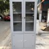 Tủ hồ sơ sắt 2 cánh kính mới 100%