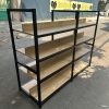 Kệ sắt trưng bày ngang 1m8*1m6 mới