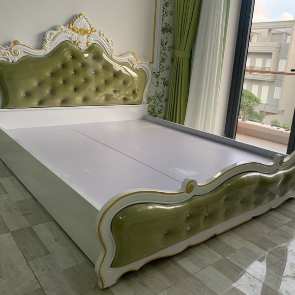 Gường ngủ 1m6 hoàng gia xuất khẩu mới 100%