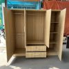 Thanh lý tủ áo tồn kho 1m8 màu vân gỗ mới 100%