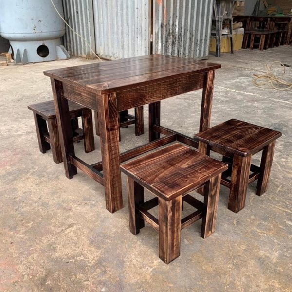 Bộ bàn ghế cóc gỗ hiện đại giá xưởng