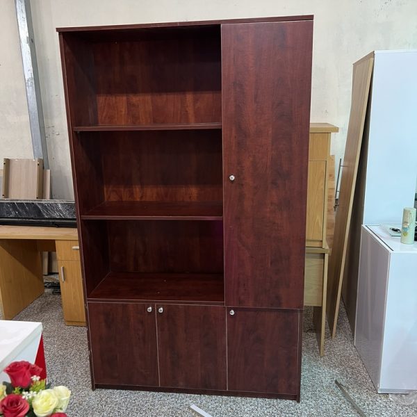 Thanh lý tủ hồ sơ 1m2*2m gỗ MDF màu nâu
