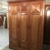 Thanh lý tủ áo gỗ xoan đào 3 cánh 1m6 mới 98% giá rẻ