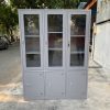 Tủ hồ sơ 1m2 sắt sơn tĩnh điện màu xám mới