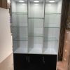 Thanh lý tủ trưng bày kính 1m2*2m MDF giá rẻ