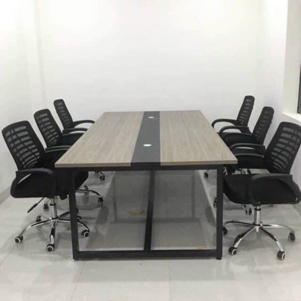 Combo phòng họp ghế xoay tồn kho mới 100%