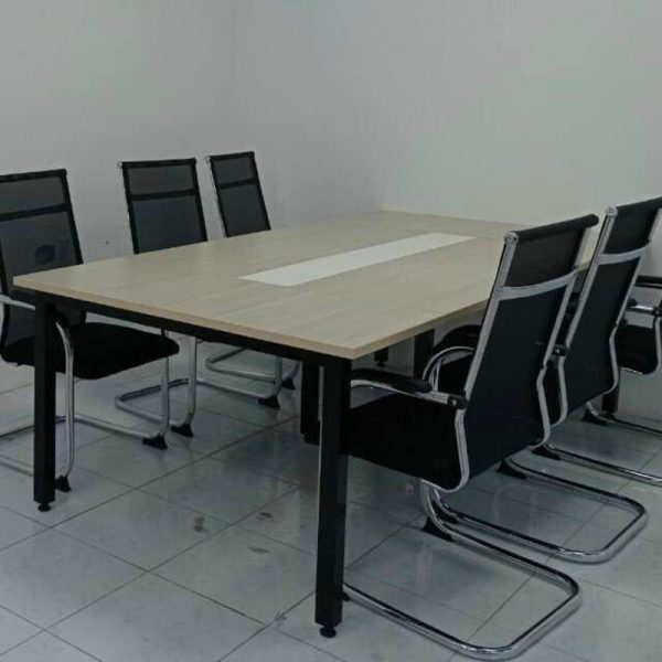 Combo bàn ghế phòng họp chân quỳ tồn kho