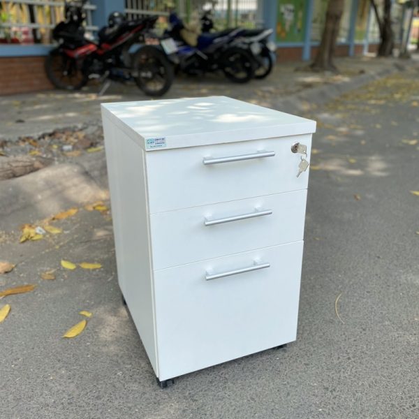 Thanh lý cabin 3 hộc hòa phát màu trắng mới 98%