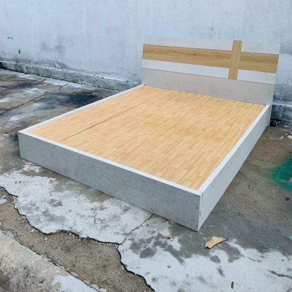 Gường ngủ gỗ công ngiệp 1m6*2m cũ