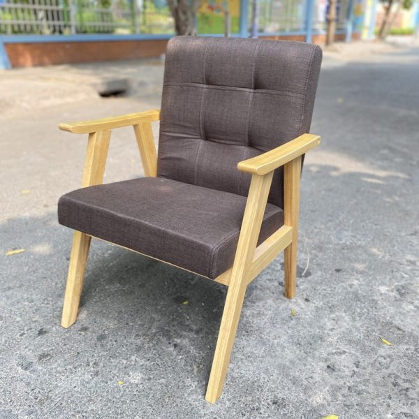 Ghế sofa cafe bọc nỉ cao cấp mới 98%