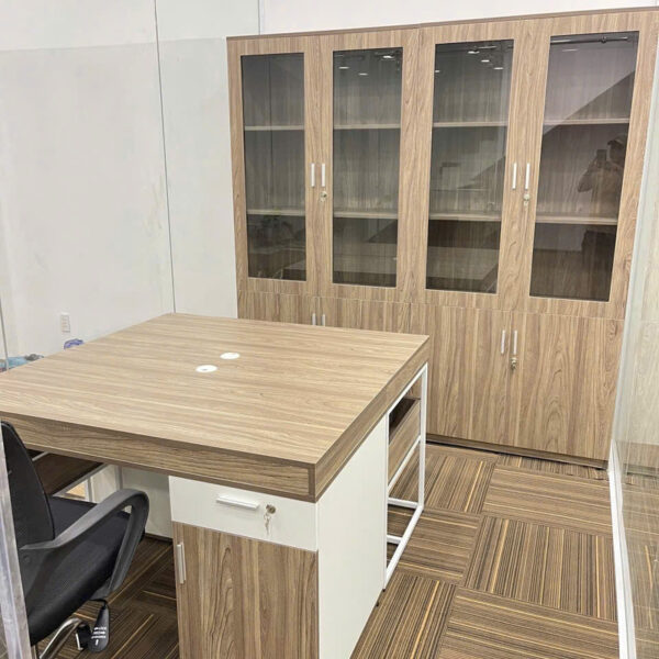 Tủ hồ sơ văn phòng 4 cánh MDF phủ melamin