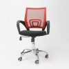 Ghế xoay lưới văn phòng màu đỏ tồn kho