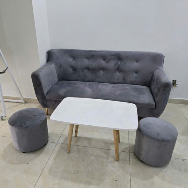 Thanh lý băng sofa kèm bàn kim cương bọc nhung