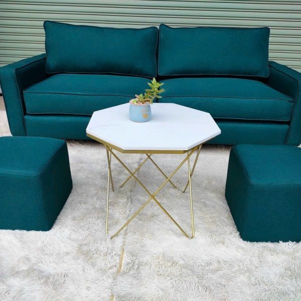 Băng sofa bọc nỉ màu xanh cao cấp mới