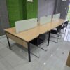 Thanh lý cụm bàn làm việc 1M2 có vách ngăn kính