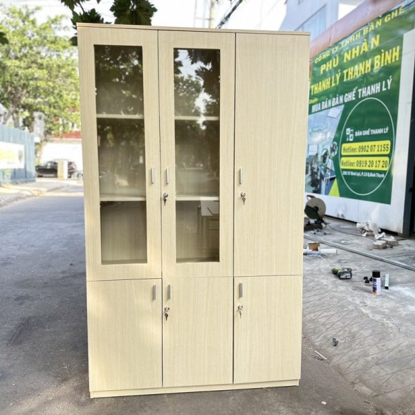 Tủ hồ sơ 1m2*2m gỗ MDF phủ melamin