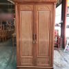 Tủ áo gỗ tự nhiên xoan đào 2 cánh 1m2*2m