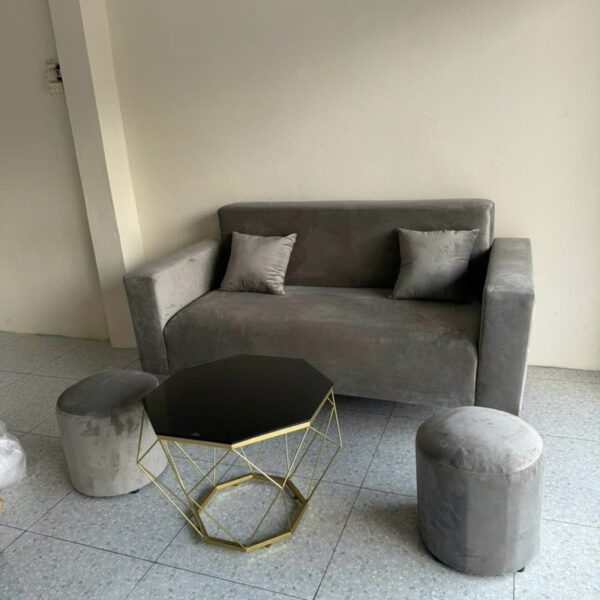 Thanh lý bộ sofa mini bàn kim cương mới 98%