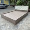 Gường ngủ 1m6 đầu bọc nệm mới 100%