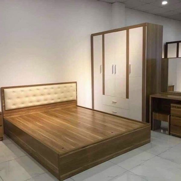 Combo phòng ngủ gỗ MDF cao cấp mới 100%