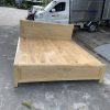 Giường phản gỗ sồi xuất khẩu 1m6x2m giá rẻ GN099