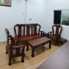Bộ salon gỗ tay 8 tràm phúc lộc thọ mới 99%