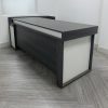 Bàn giám đốc 1m8*1m2 màu xám trắng mới