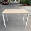 Bàn làm việc chân sắt mặt gỗ 1m2*60cm mới 99%