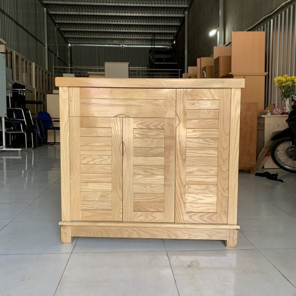 Tủ giày dép 1m gỗ sồi cao cấp xuất khẩu mới 99%