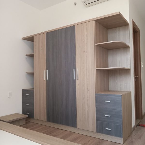 Tủ quần áo 3m*2m MDF phủ melamin mới