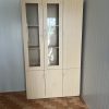 Tủ hồ sơ 3 cánh MDF kính màu kem mới