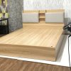 Gường ngủ 1m6*2m gỗ MDF bọc nệm mới 99%