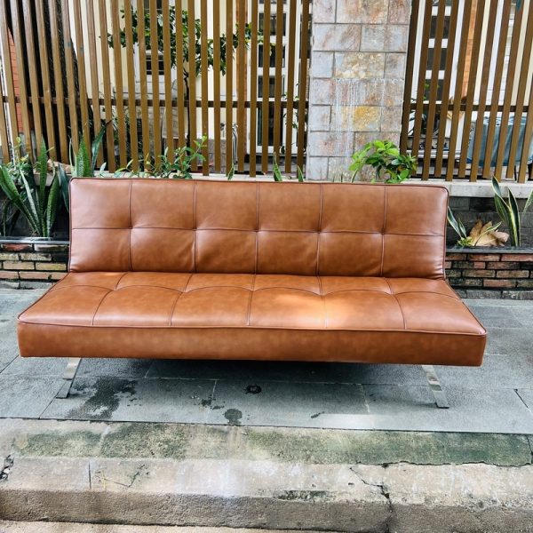 Thanh lý sofa bed bọc da simili cao cấp