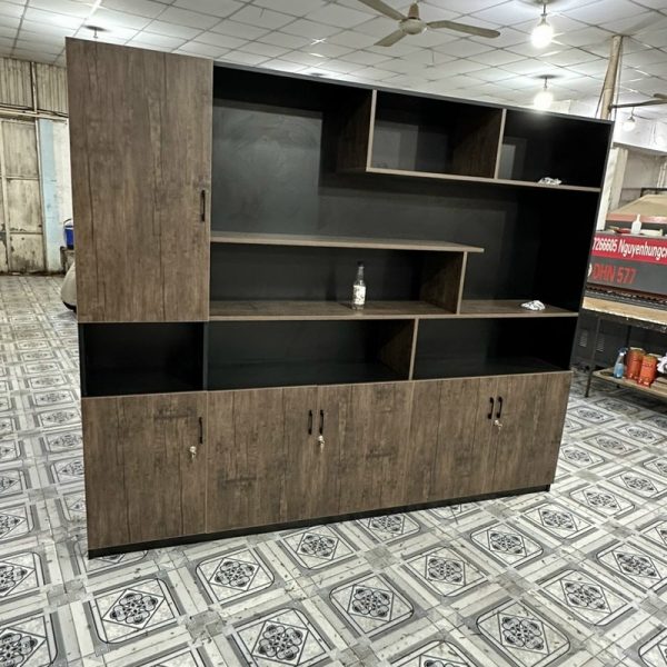 Tủ hồ sơ 2m4 gỗ MDF cao cấp giá rẻ mới 99%