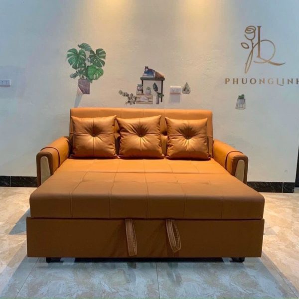 Sofa bed 2 chức năng bọc da cao cấp