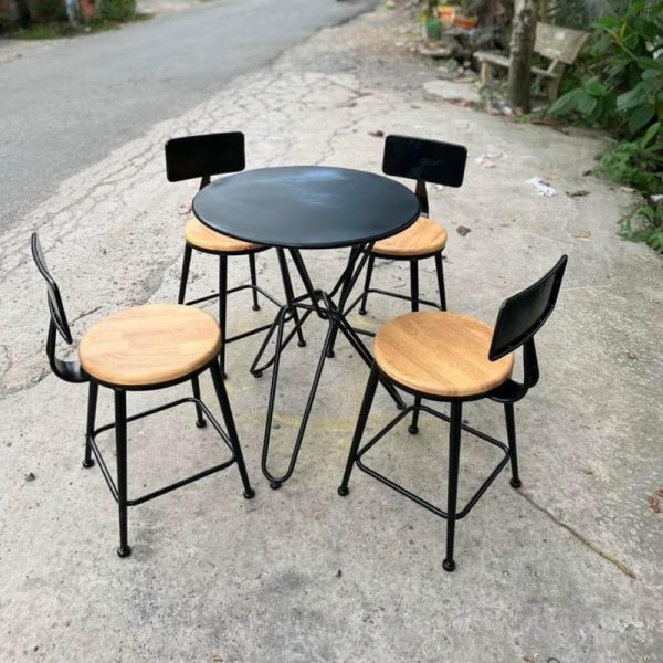 Ghế cafe sắt vuông mới giá xưởng